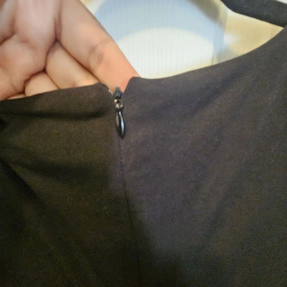 Calvin Klein Black dress with sequin front - Picture 5 of 5
